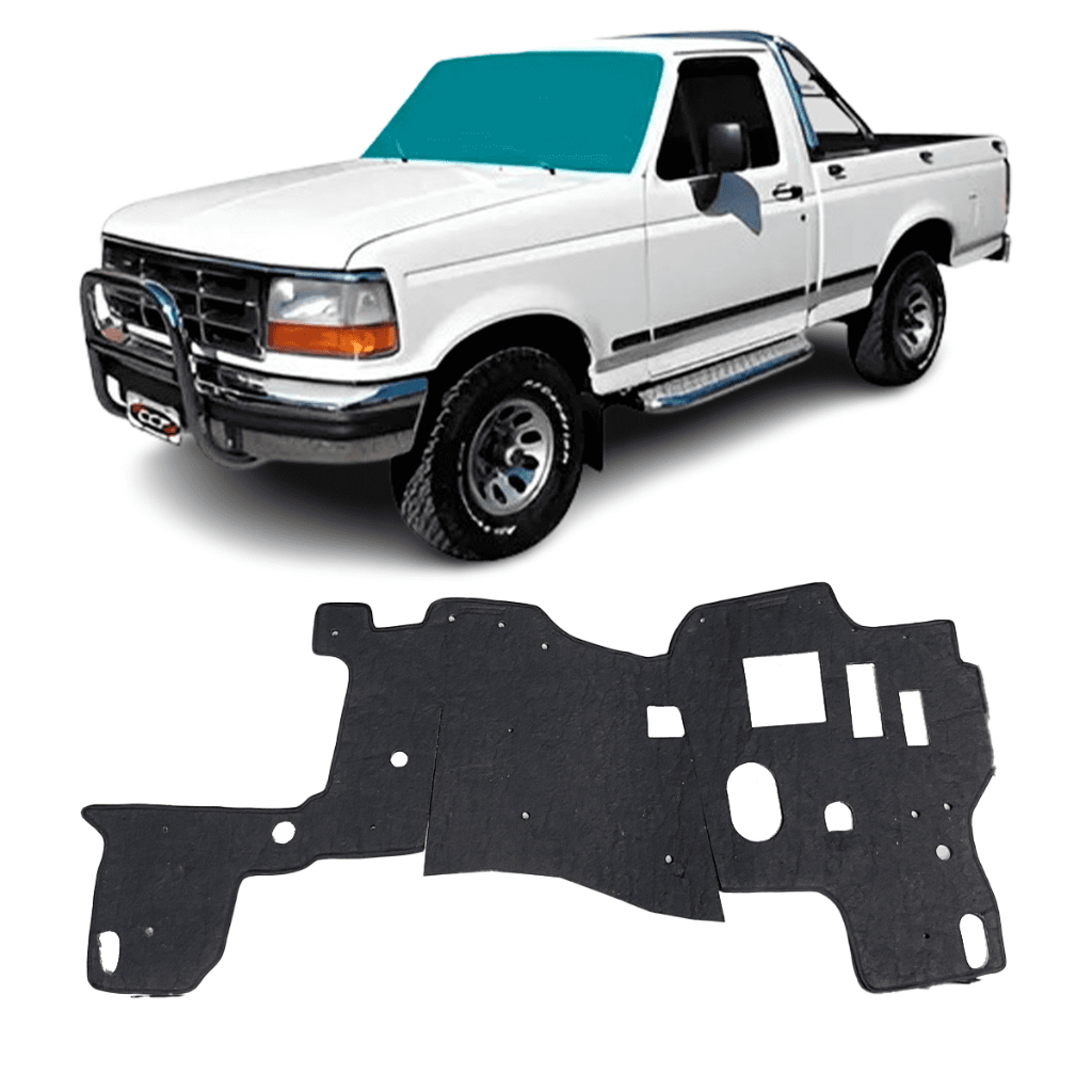 Forro Isolante Manta Painel Parede Cofre Corta Fogo Ford F1000 1995 até 1999 Autoadesivo