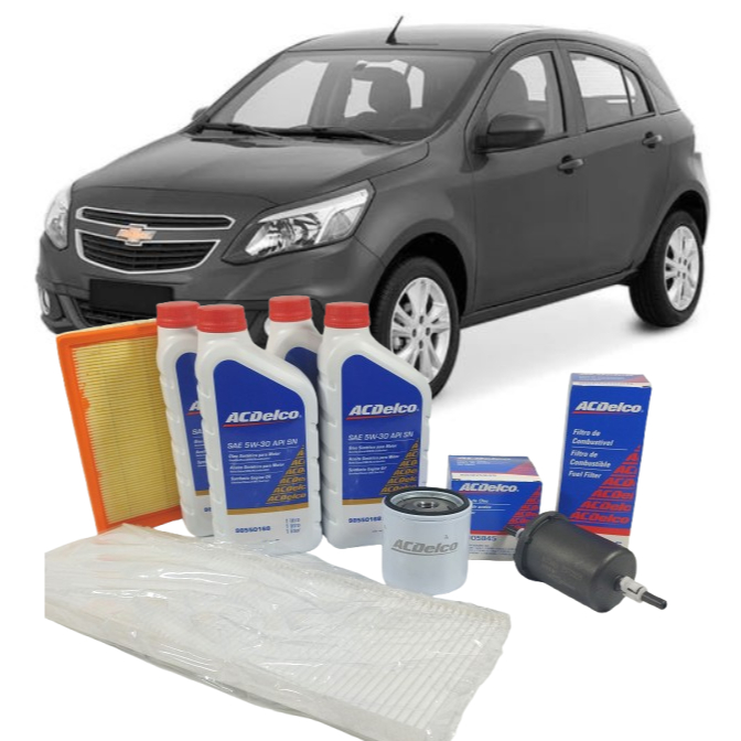 Kit revisão Agile 2009 Á 2015 5w30 100% sintético ACDelco GM