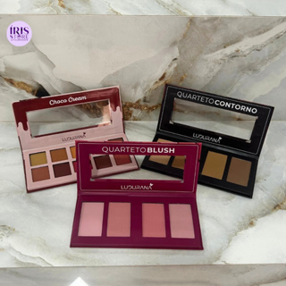 Kit com 3 Paletas Contorno + Blush + Sombras - Ludurana em Oferta na Shopee