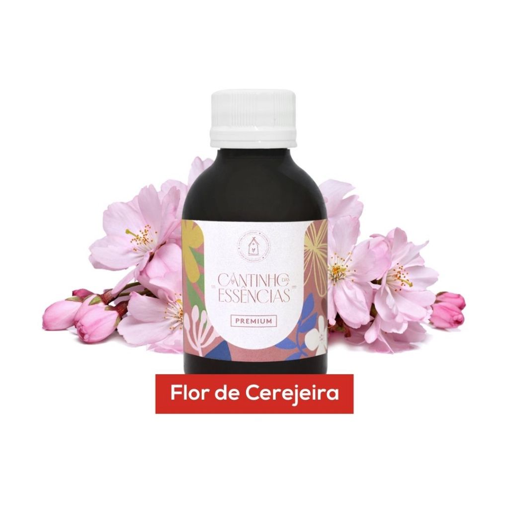 Essência Flor de Cerejeira 100g - Linha Premium. Para Aromatizador de Ambiente, Home Spray, Sabonetes e Cosméticos.