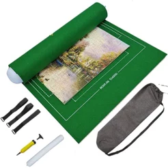 Porta Puzzle Tapete Suporte Dobrável P/Quebra-cabeça