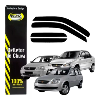 Calha defletor De Chuva Chevrolet Corsa Classic 1995 A 2016 4 portas em Oferta na Shopee