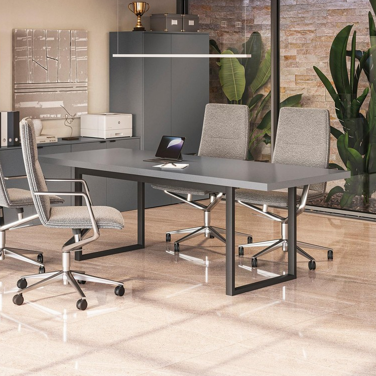 Mesa De Reunião Kappesberg Office Platinum 220cm em Oferta na Shopee