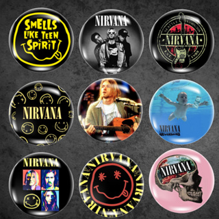 Bottons Broches Nirvana (4,5cm) em Oferta na Shopee