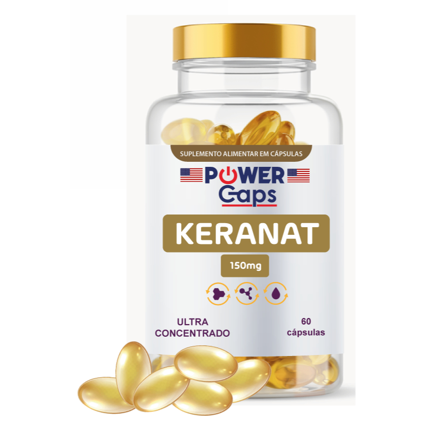 Keranat 150mg Softgel Crescimento Capilar Dherma Original