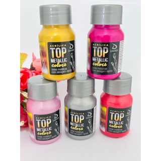 tinta metálica Daiara 37ml em Oferta na Shopee