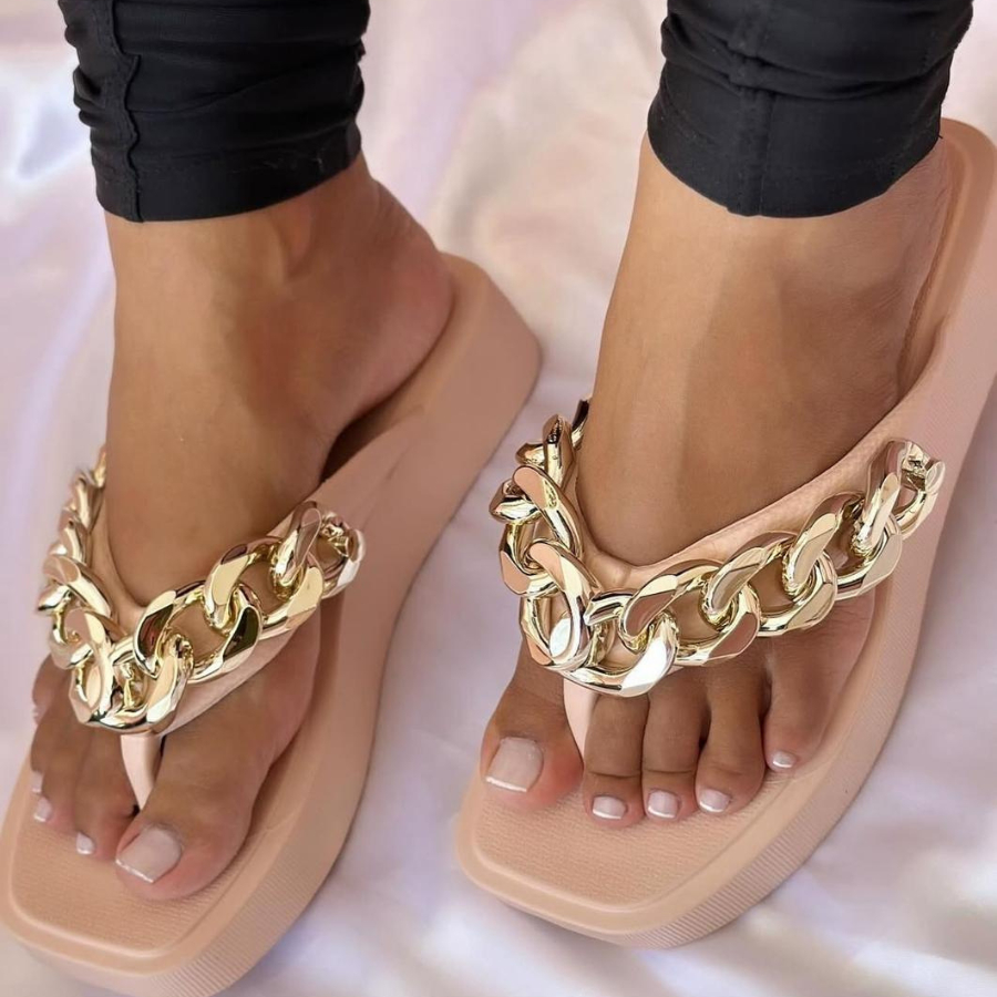 Chinelo Feminino Tira Corrente do 33 ao 40 Uso Diario Promoção