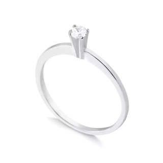 Anel Solitário Ponto de Luz 3mm em Prata 925 Legítima em Oferta na Shopee