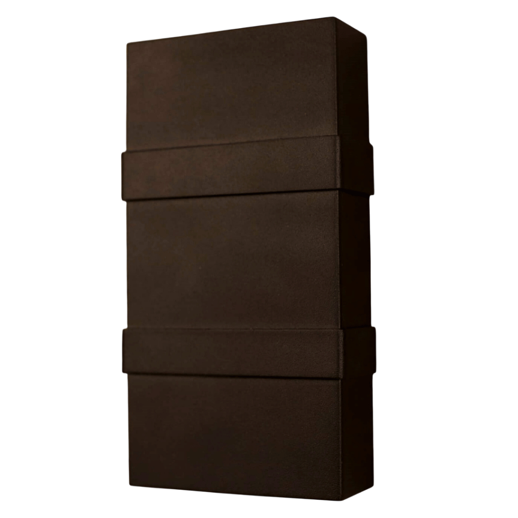Arandela de Parede Externa Alumínio 20x10x4cm 2xG9 D&D Iluminação Preto