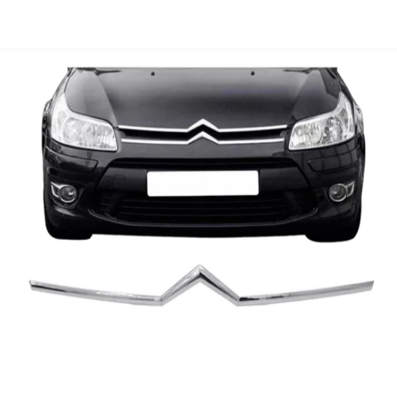 Friso Cromado Superior Capo Citröen C4 Pallas Vtr Hatch 2007 2008 2009 2010 2011 2012 2013 2014