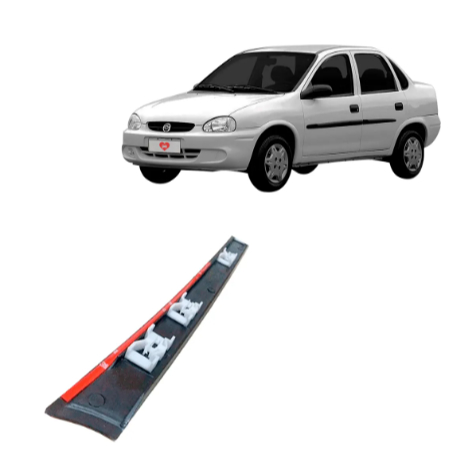 Friso do Teto Sem Janela - Esquerdo - Corsa Sedan 2/4 Portas 96 a 02 - Classic 4 Portas 10 a 16 - 38254