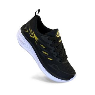 Tênis Infantil Escolar Academia Treino Menino Jovem Original Freedom Super Confortável Lançamento PRETO DOURADO em Oferta na Shopee