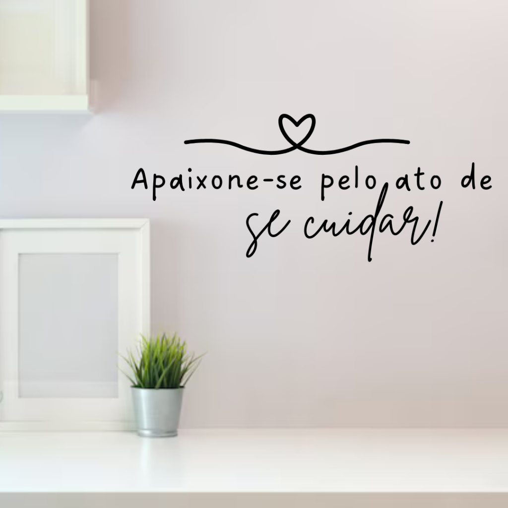 Adesivo de Parede Frase Decorativa Studio Cuidado Beleza Estética Lash Nails Em vinil Premium em Oferta na Shopee