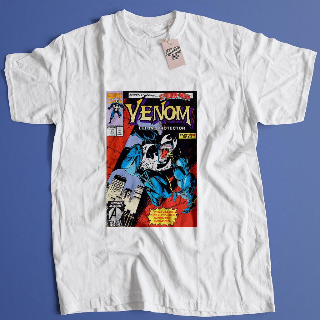 Camiseta Venom Protetor Letal 100% Algodão Camiseta Venom Lethal Protector