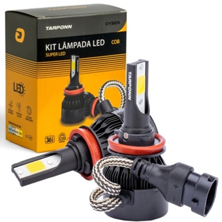 Kit Super Led Cyber Para Carro H1 H3 H7 H8 H11 H16 H27 Hb3 Hb4 6k 36w 12V Farol em Oferta na Shopee