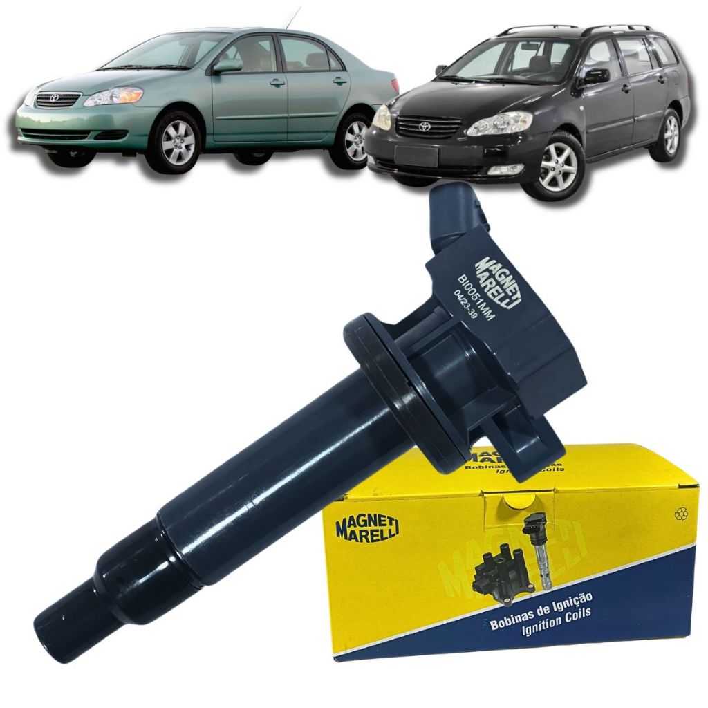 Bobina Original Magneti Marelli Toyota Corolla Fielder 2002 Á 2009 em Oferta na Shopee
