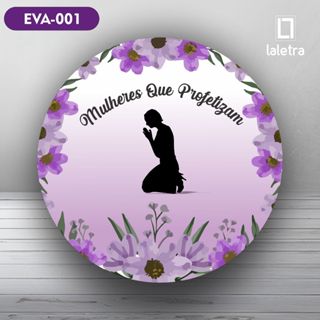 Painel Evangélico Decorativo Sublimado Redondo em Oferta na Shopee