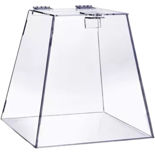 Urna Pirâmide Acrílico Cast Transparente 20cm Promoção em Oferta na Shopee