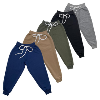 Kit 5 Calças Infantis Lisa Sem Estampa Moletom Moletinho Menino Inverno Unissex em Oferta na Shopee