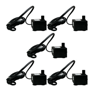 KIT com 5 bombas submersas para aquario, fontes e bebedouros em Oferta na Shopee