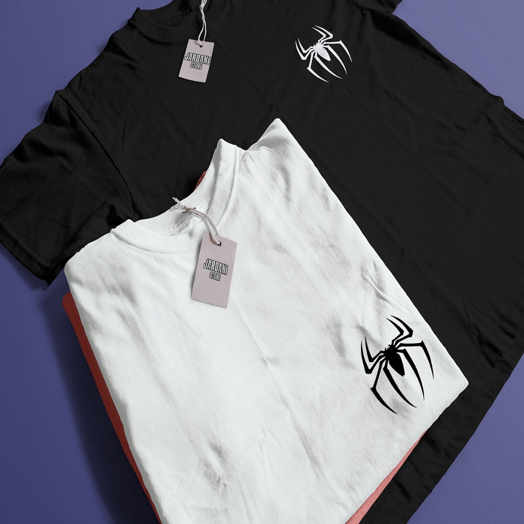 Kit 2 Camisetas Casal Aranha Opostos Camisa Masculina e Feminina Casal Aranha