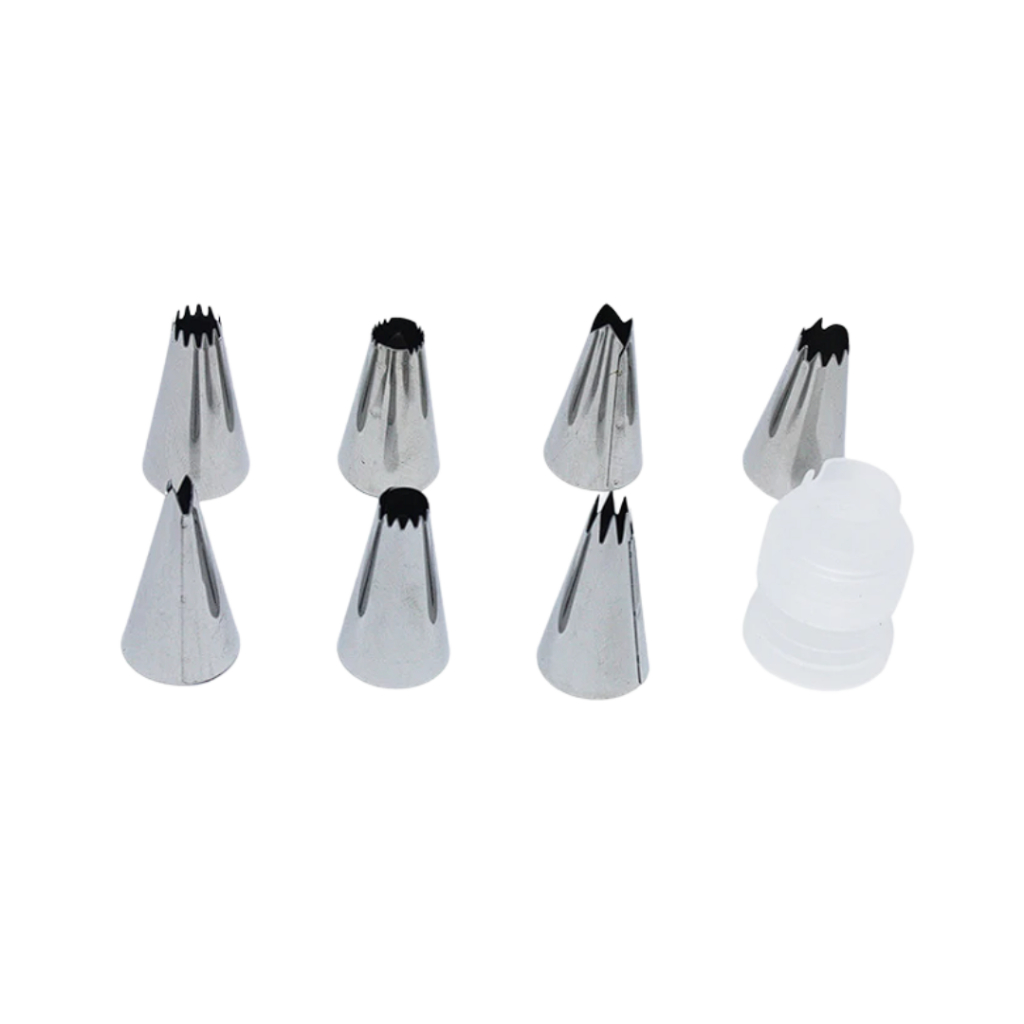 Kit 5 unidade Bico de Confeitar kit com 8 unidades, bico de confeitar,festa, bolo,decoração, confeiteira, kit para festa