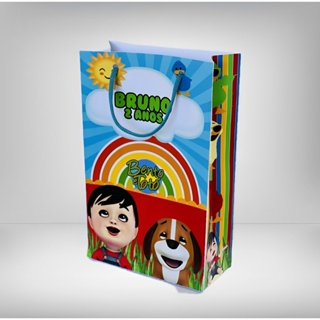 kit Sacolinhas Personalizadas Para Lembrancinhas Tema Bento e Totó em Oferta na Shopee