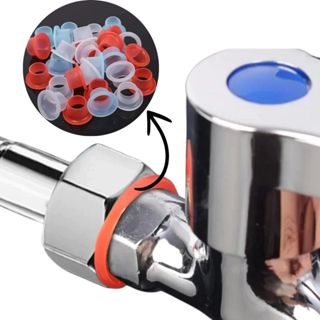Kit 50 Peças Vedante de Torneira Universal à prova de Vazamento Junta de Vedação Silicone Torneira em Oferta na Shopee