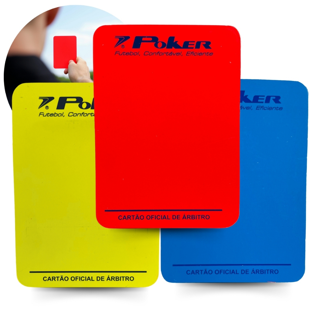 Cartão Kit Juiz Árbitro Futebol Society Futsal Salão Quadra Campeonato Treino Profissional - Oficial