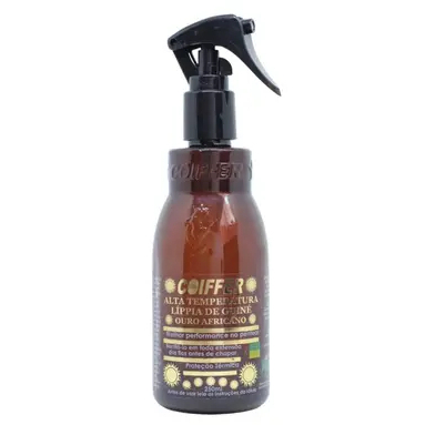 SPRAY ALTA TEMPERATURA LIPPIA DE GUINÉ COIFFER 250ML (Protetor Térmico Contra Altas Temperaturas)