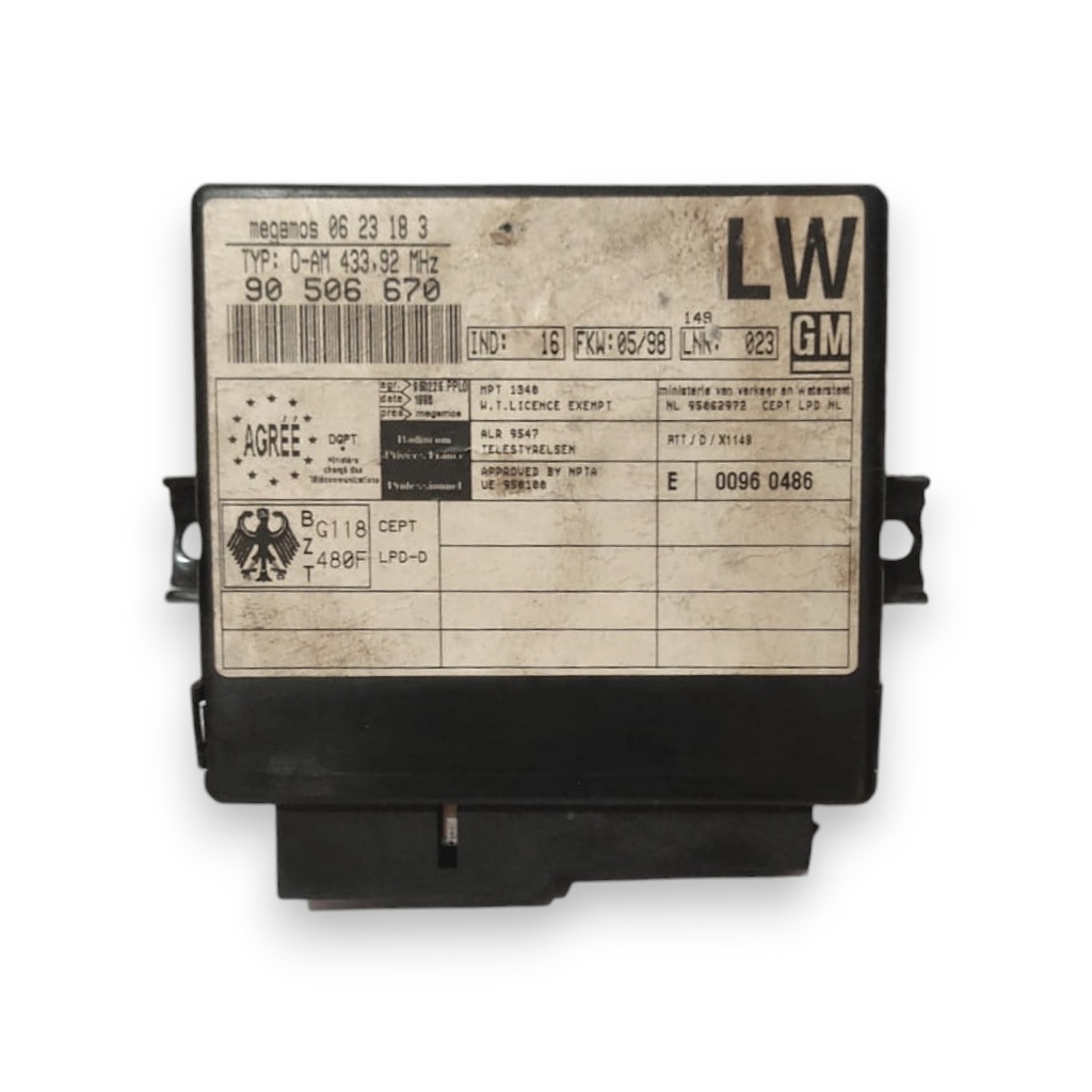 Modulo Conforto Alarme GM Vectra 1997 a 2005 90506670