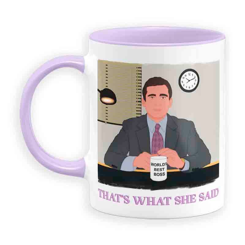 Caneca The Office - Michael Scott (That's What She Said - Foi O Que Ela Disse)