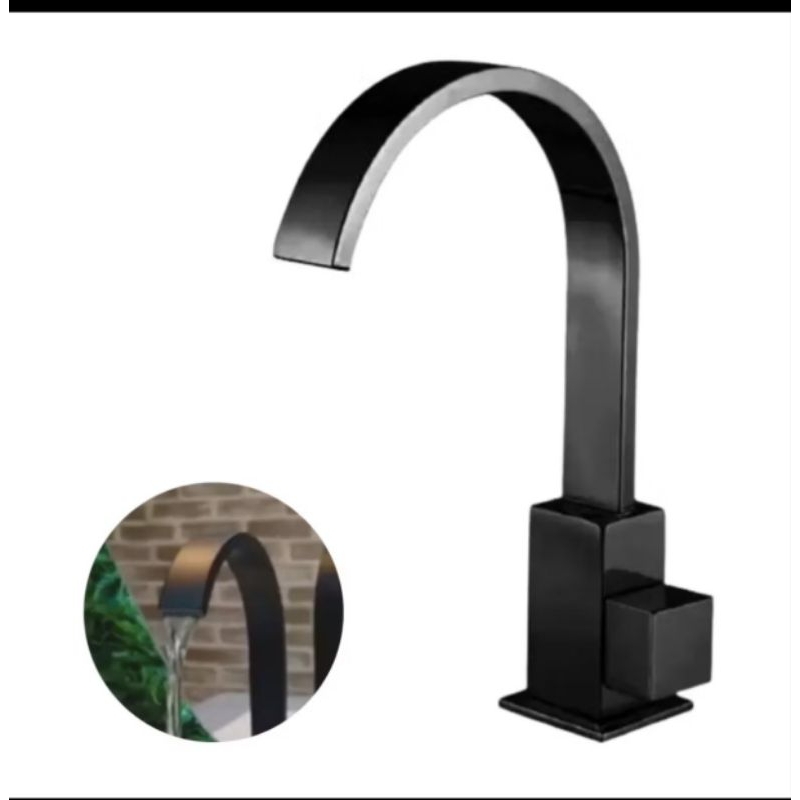 Torneira barra shopping torneira Para Banheiro Luxo Metal Bancada Bica Móvel Quadrit Slim 6166- Preto Fosco15245B em Oferta na Shopee