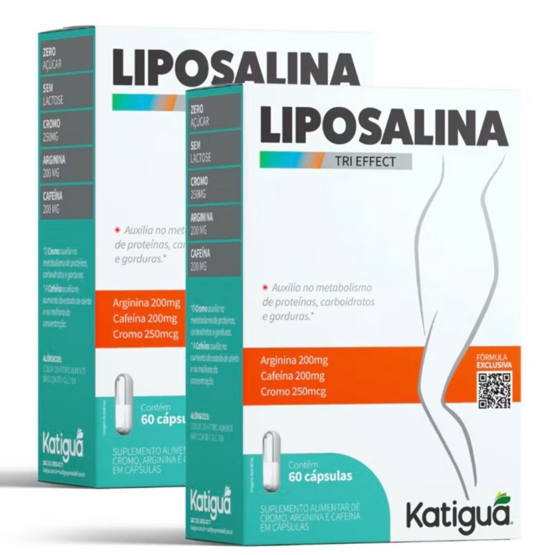 Kit 2x Liposalina 60 Cápsulas Katiguá