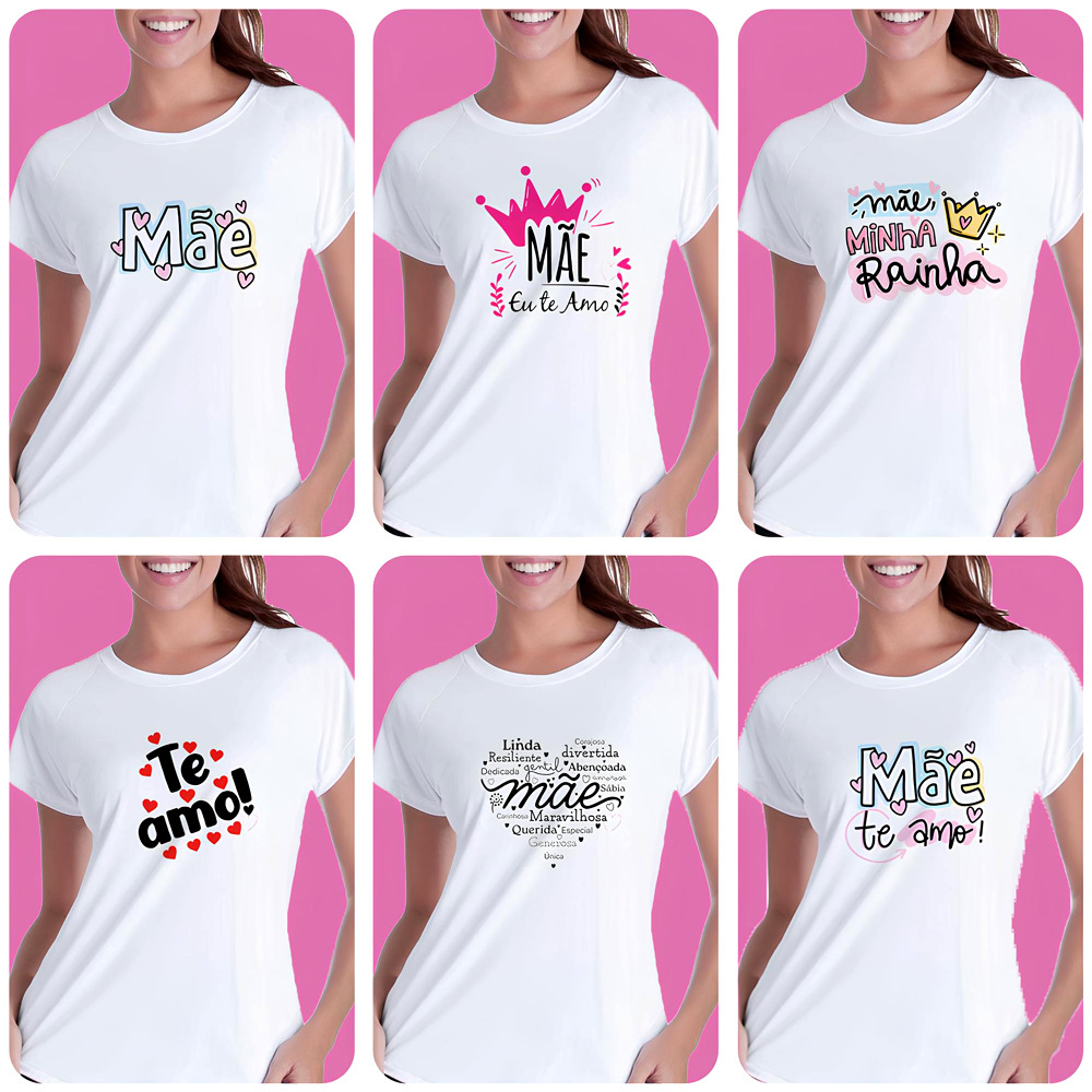 Camiseta Babylook Dia das Mães - Estampa Exclusiva e Confortável para Homenagear Mamães