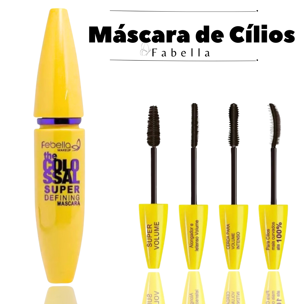 Máscara de Cílios Super The Colossal Febella Prova D'água