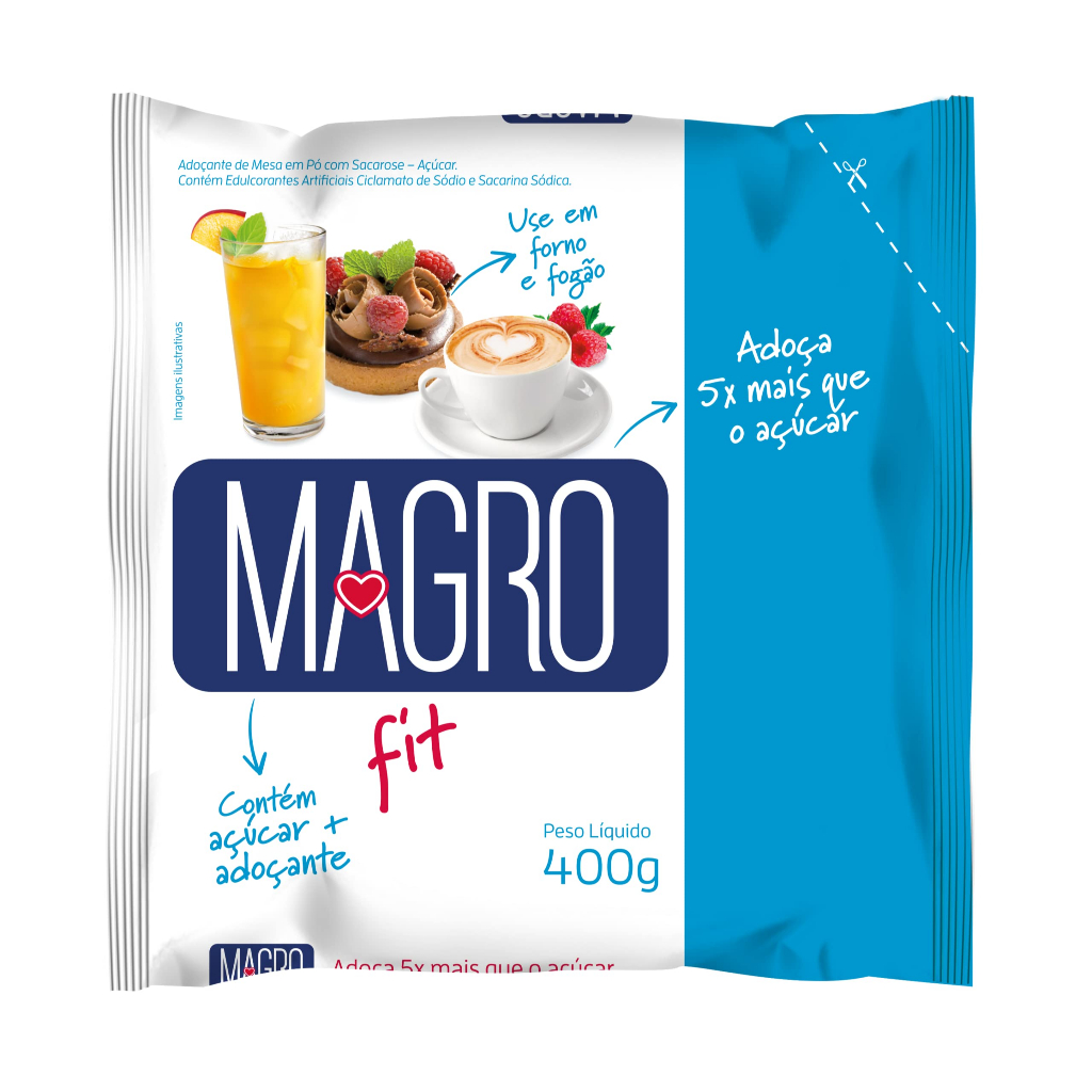 Açúcar Light Magro Fit 400g - Forno e Fogão em Oferta na Shopee