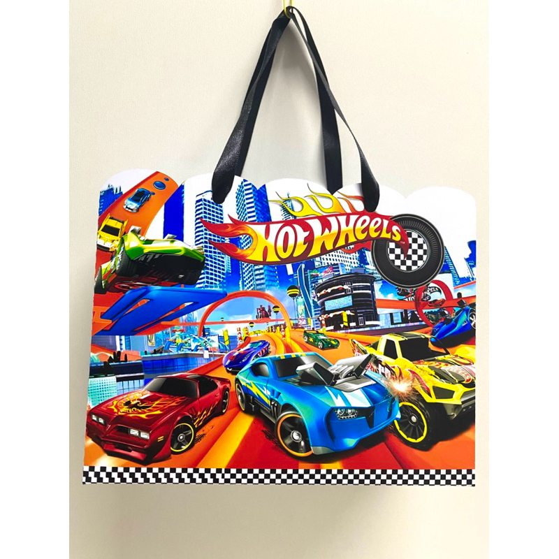10 Sacolinhas Hot Wheels Personalizadas Lembrancinha Aniversário Kit Festa em Oferta na Shopee
