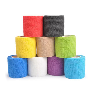 5cm*4,5m pares de curativos elásticos autoadesivos não tecidos para esportes e ataduras m…
