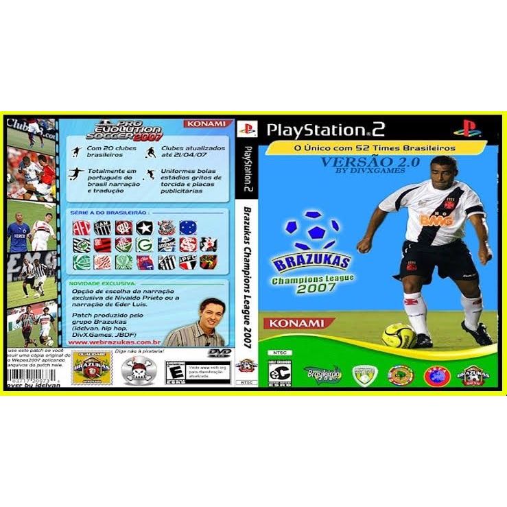 PES 2007 - Brazukas Champions League 2007 V2 PS2 Patch