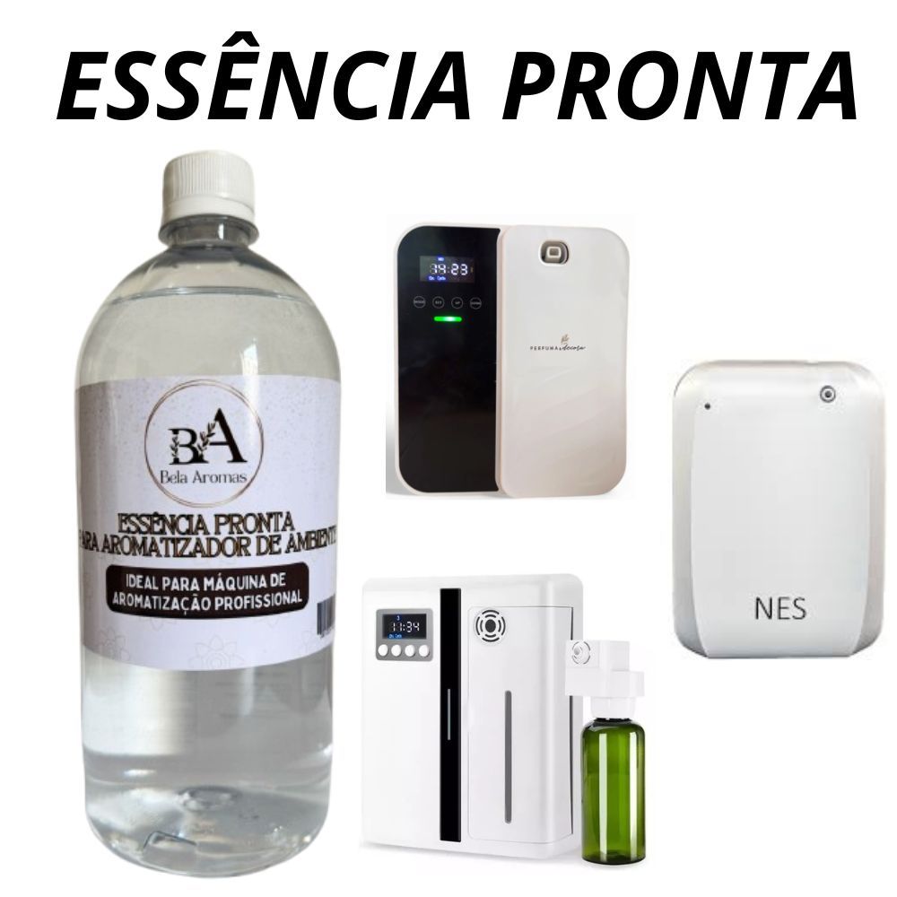 Essência Pronta Para Maquinas Aromatizadoras Nevoar e Home Spray - Diversos Aromas