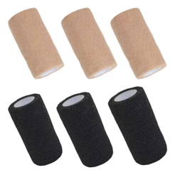 Bandagem Elástica Adesiva Flexível Atadura Faixa Proteção Pet Tatoo Crossfit Beach 10cm