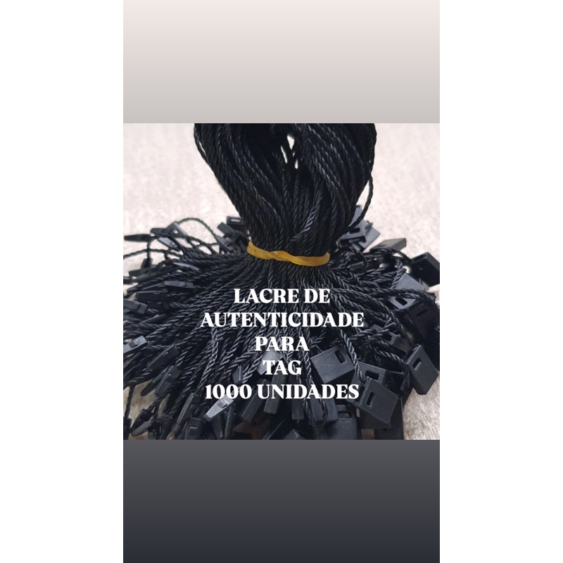 1000 LACRES INVIOLÁVEL AUTENTICIDADE PARA ROUPAS.