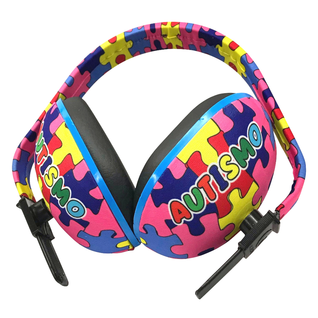 Protetor Auricular Abafador De Ruídos Para Criança Adulto Ajustável Rosa Camper