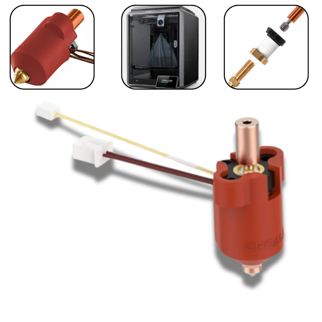 Kit Hotend K1 Max Ender 3 V3 Ke 0,4mm Bloco Cerâmico Nozzle Tensão de Operação 24v