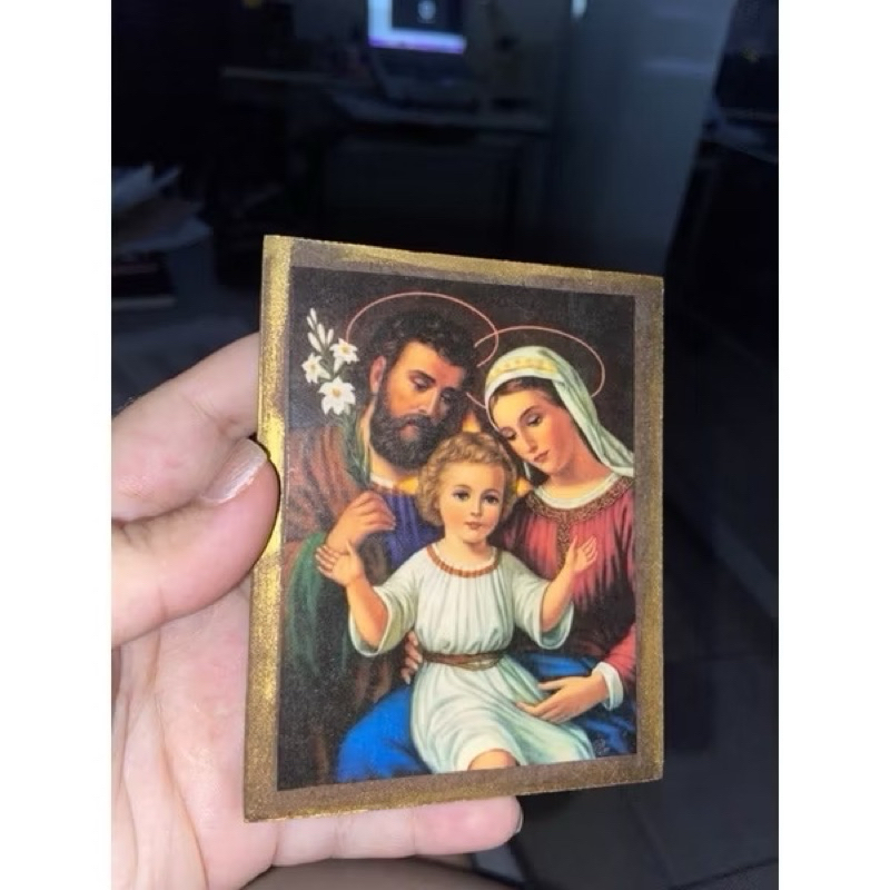Quadrinho Sagrada Familia 10cm em Oferta na Shopee