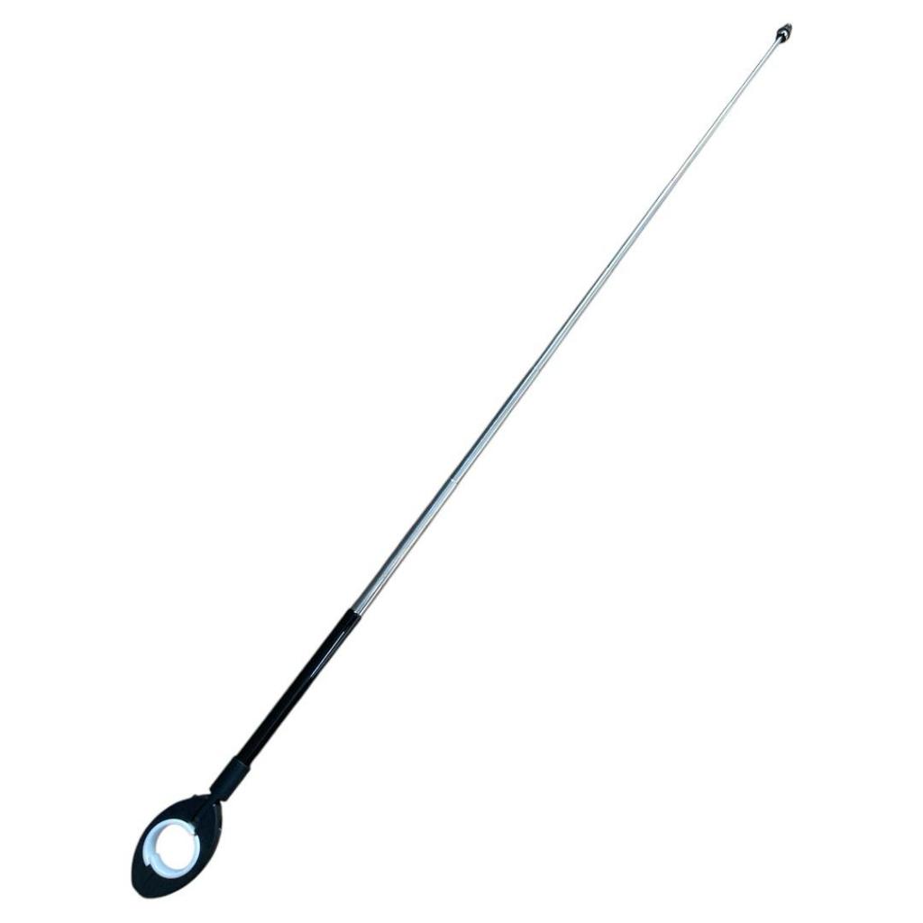 Antena Aparador Corta Linha Pipa Moto Guidão Anti Cerol Preta Abs — imagem 2 de 2