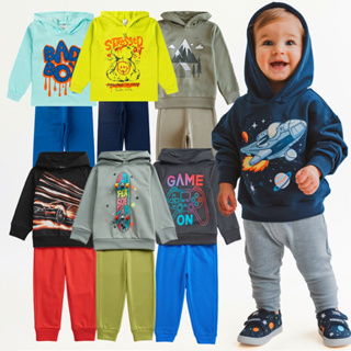 Kit 4 Peças Moletom Com Capuz Conjunto Infantil Menino Inverno Masculino Pronta Entrega em Oferta na Shopee