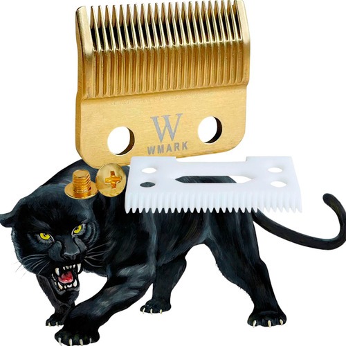 Lâmina para maquina de cortar cabelo profissional Taper Cordless Original Wahl Kemei Wmark - W4