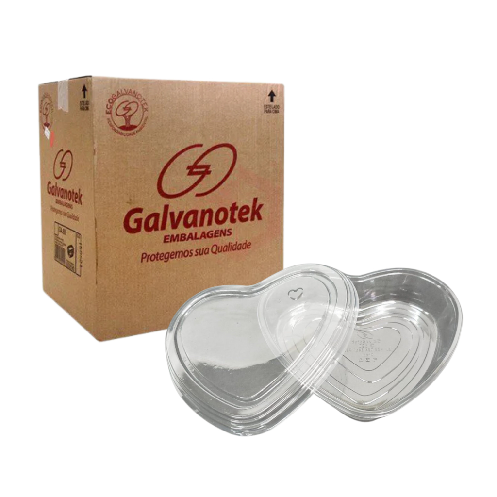 Embalagem Coração Multiuso G620 Galvenotek 100uni em Oferta na Shopee